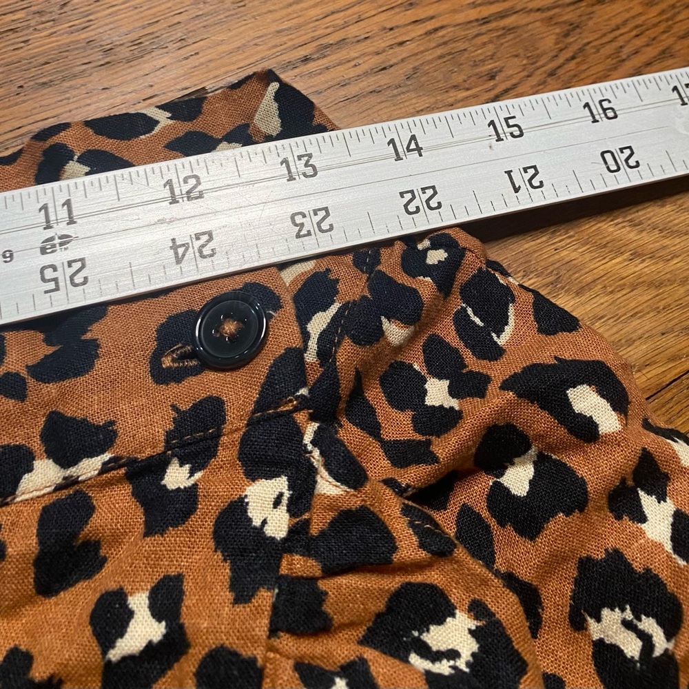 Rails Leopard Print Ruffle Hem Mini Skirt NWT Size Small - Picture 4 of 9
